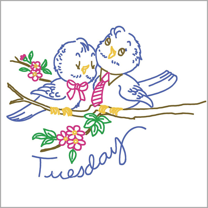 Aunt Martha's Birds of a Feather Transfer