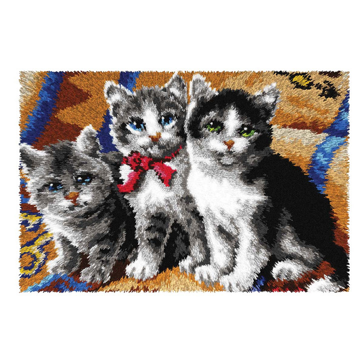 Orchidea Kittens Latch Hook Kit