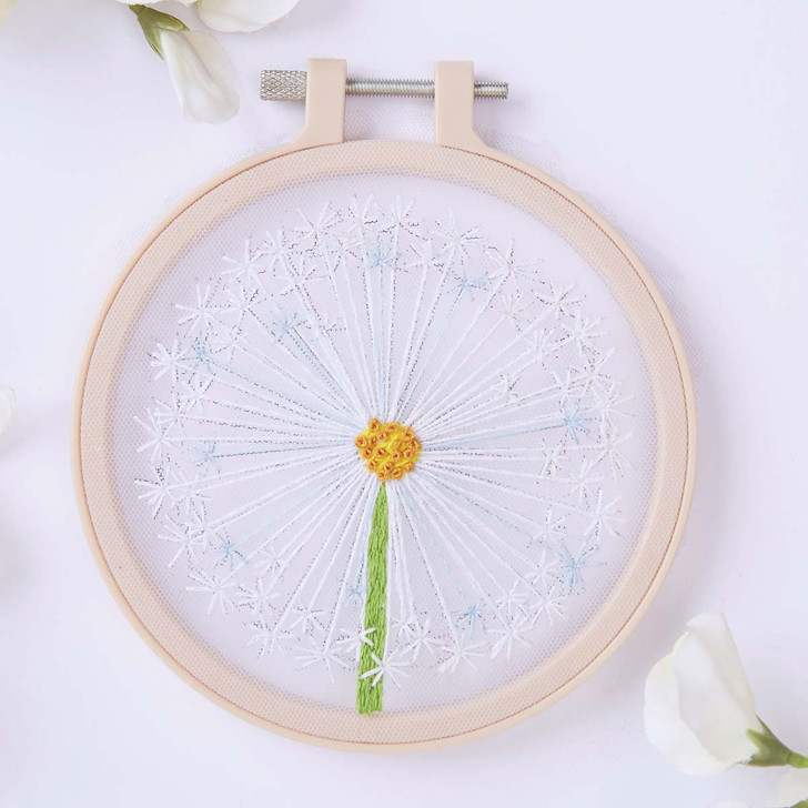 Dandelion Stamped Embroidery Kit