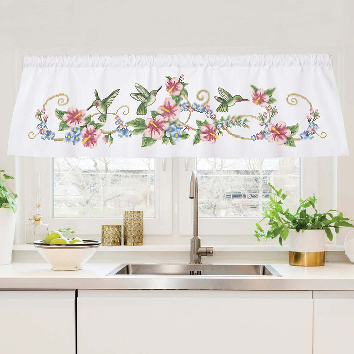 Hummingbird Window Valance Thread Kit