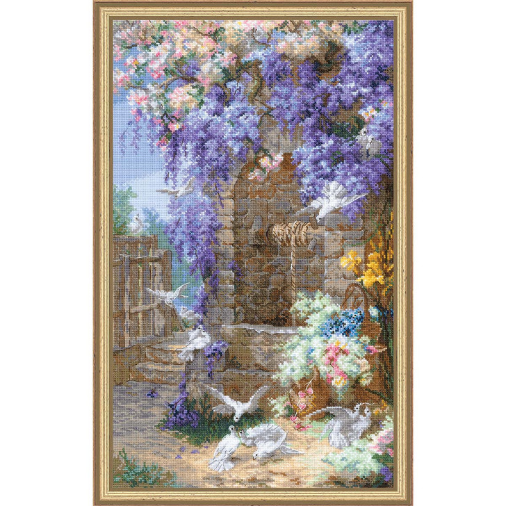 RIOLIS Spring after E. Bidou's Painting Counted Cross-Stitch Kit