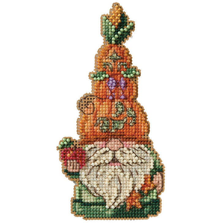 Wichelt Imports, Inc. Harvest Pumpkin Gnome Counted Cross-Stitch Kit