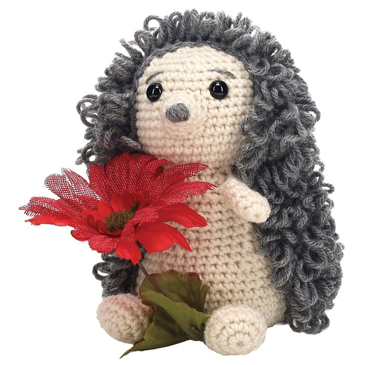 Leisure Arts Amigurumi Miniature Hedgehog Crochet Kit