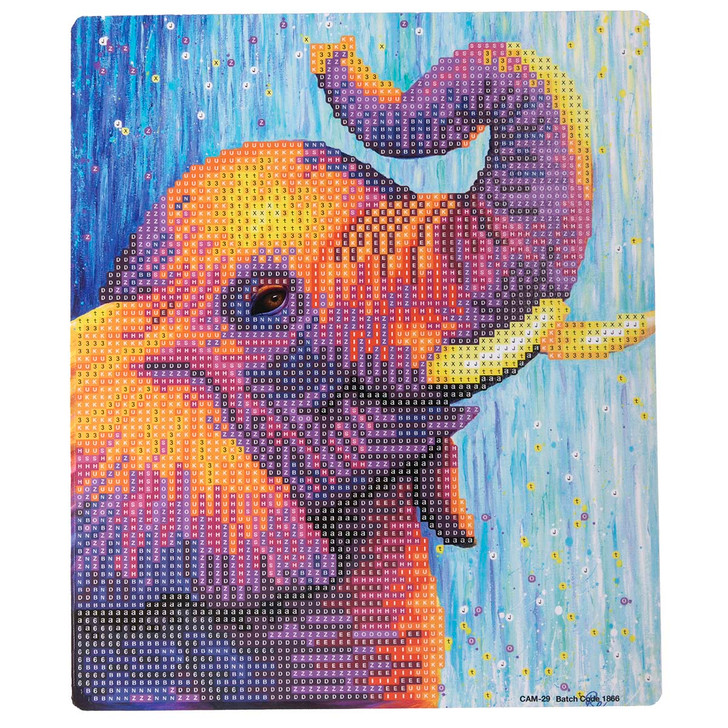 Craft Buddy Elephant Joy Framed Diamond Painting