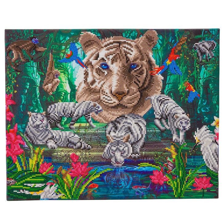 Craft Buddy White Tiger Temple Diamond Painting