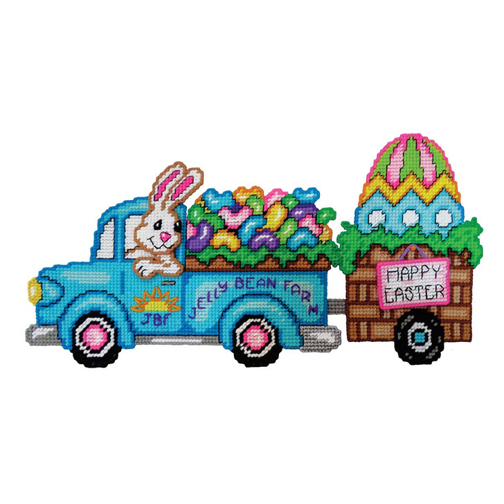 Design Works Jelly Bean Farm Wall Hanging Plastic Canvas Kit