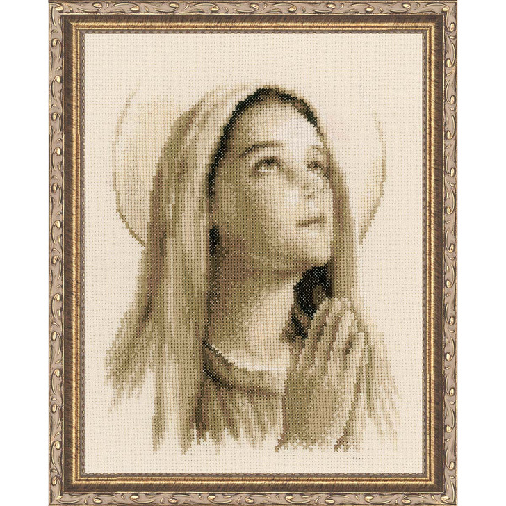 Vervaco Holy Mary Kit & Frame Counted Cross-Stitch Kit