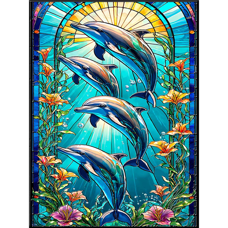 SunsOut Dolphin Leap Jigsaw Puzzle