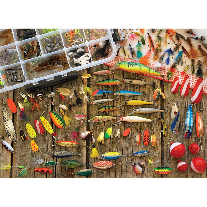 Cobble Hill Fishing Lures Jigsaw Puzzle