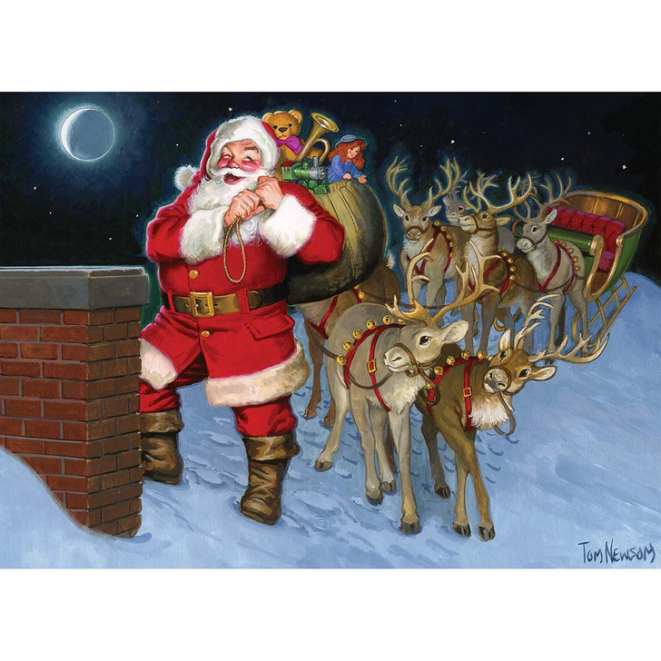 Cobble Hill While Up on the Rooftop Jigsaw Puzzle