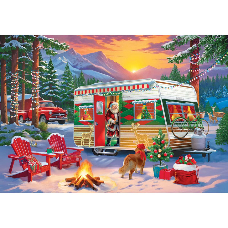 Eurographics Holiday Camper Tin Jigsaw Puzzle