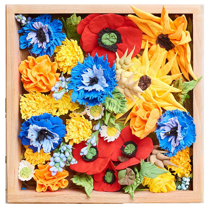 OKTO Flowers Freedom Clay Kit Paint Set