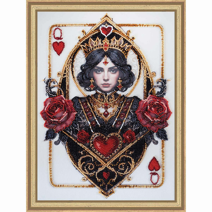 Abris Art Queen of Hearts Beaded Embroidery Kit