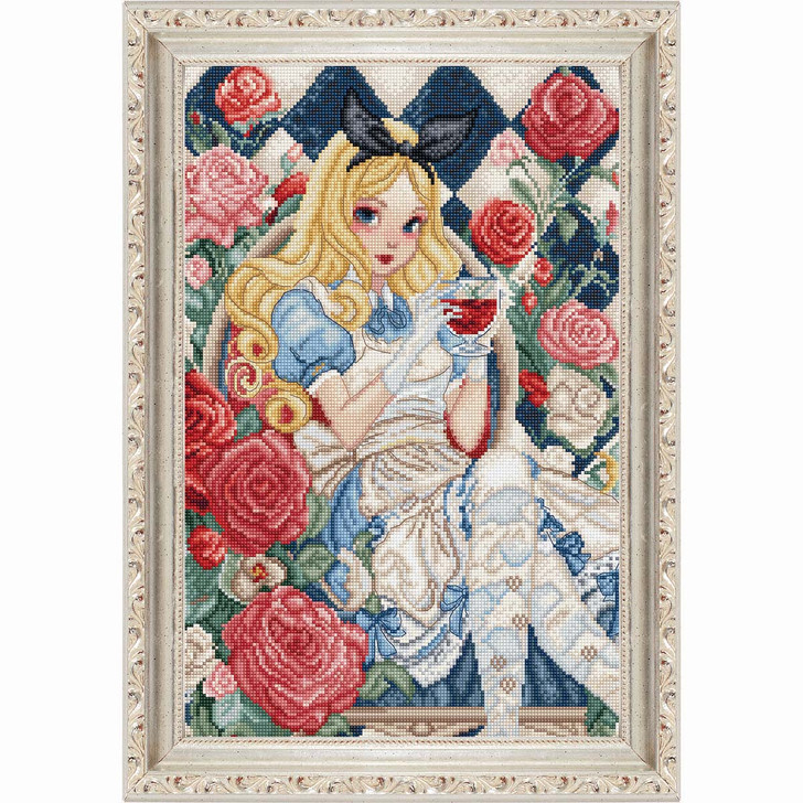 Letistitch A Glimpse of Wonderland Kit & Frame Counted Cross-Stitch Kit