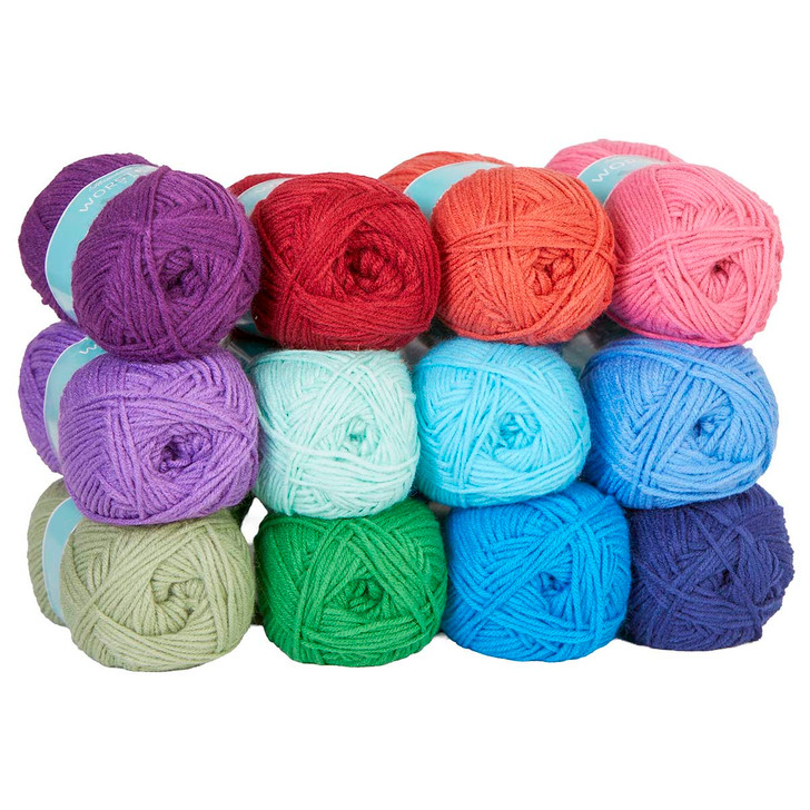 Herrschners Worsted Yarn 12-Pack Yarn Pack