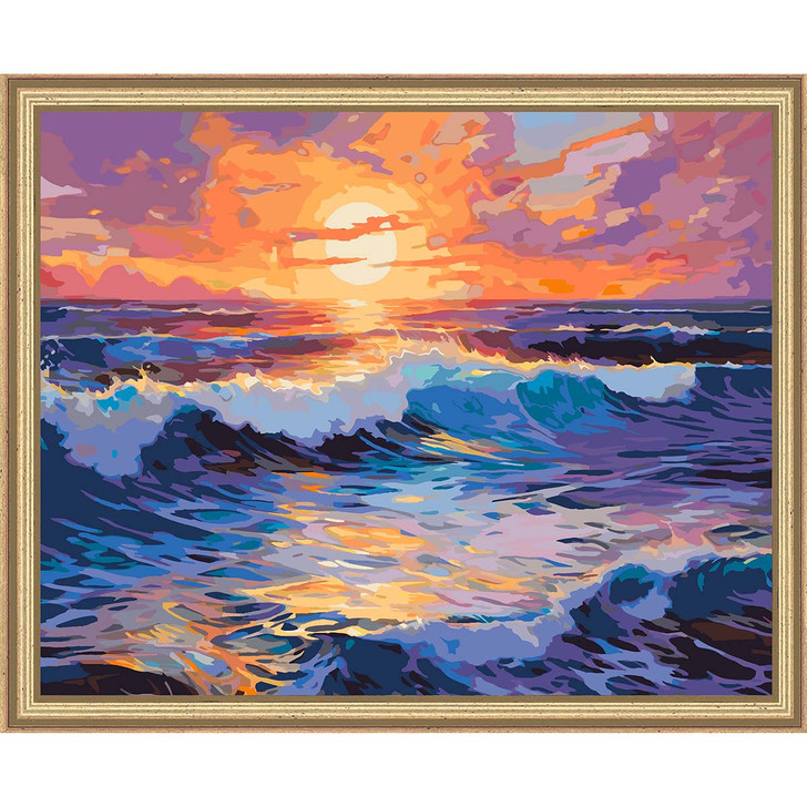 Craftoria Harmony of Sunset Kit & Frame Paint by Number Kit