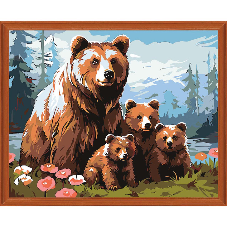 Craftoria Nurturing Bonds Kit & Frame Paint by Number Kit