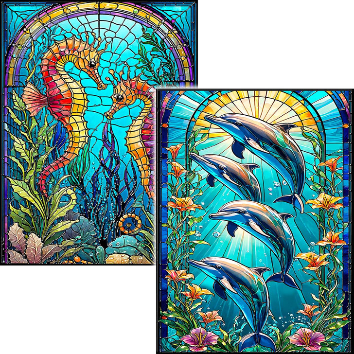SunsOut Dolphin Leap & Under the Sea, Set of 2 Jigsaw Puzzle