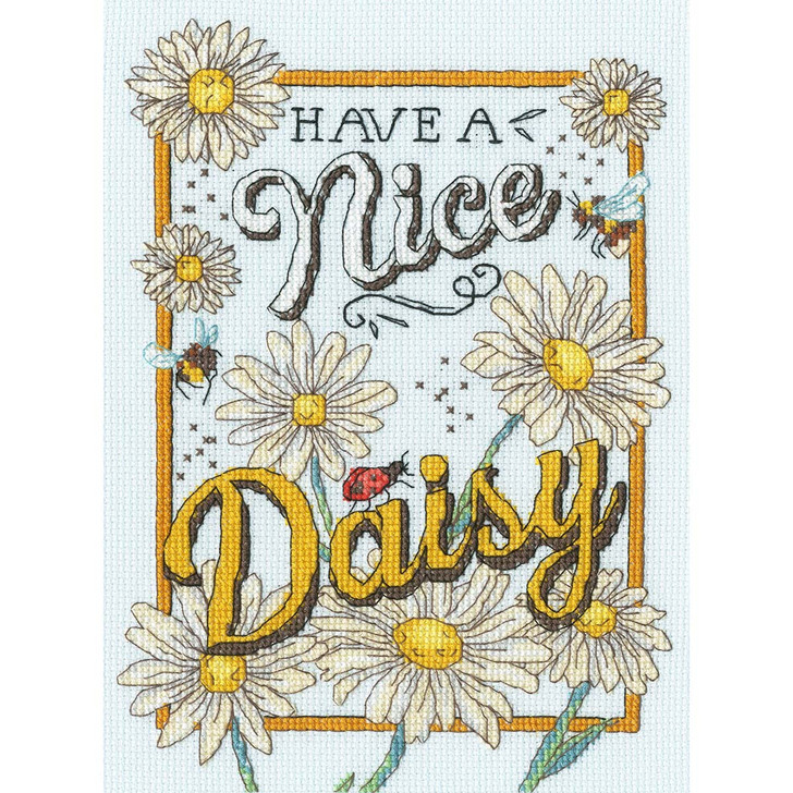 Bothy Threads Nice Daisy Counted Cross-Stitch Kit