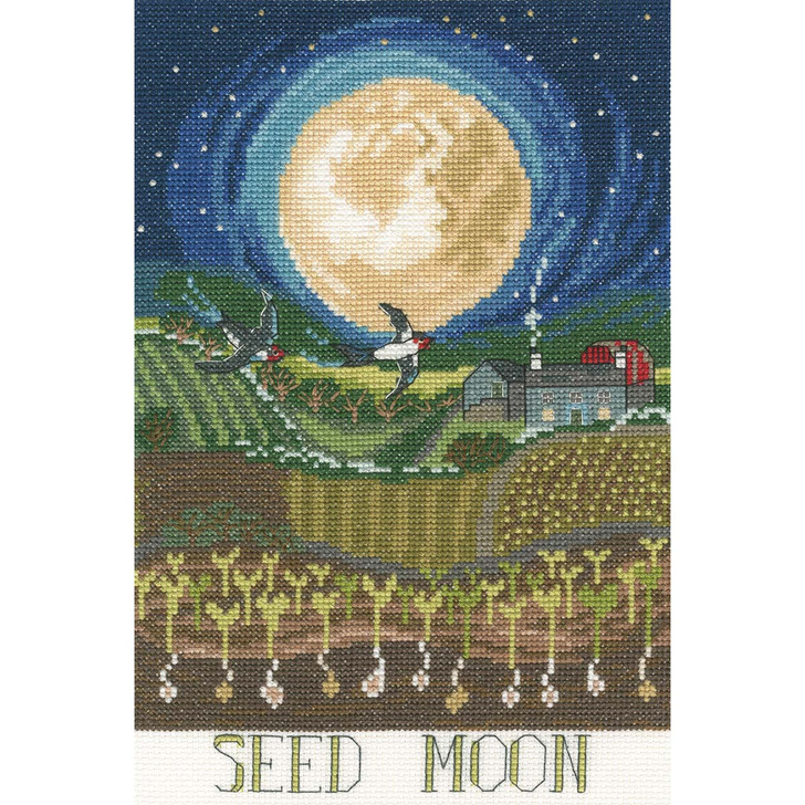 Bothy Threads Seed Moon Counted Cross-Stitch Kit