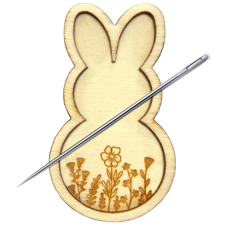 Bothy Threads Wooden Bunny Needle Minder Accessory