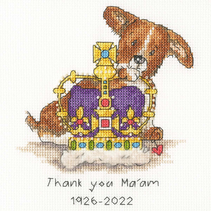 Bothy Threads Thank You Ma'am Counted Cross-Stitch Kit