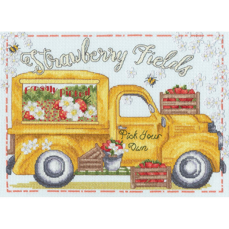Bothy Threads Strawberry Fields Counted Cross-Stitch Kit