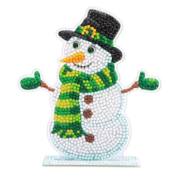 Diamond Dotz Top Hat Snowman Diamond Painting