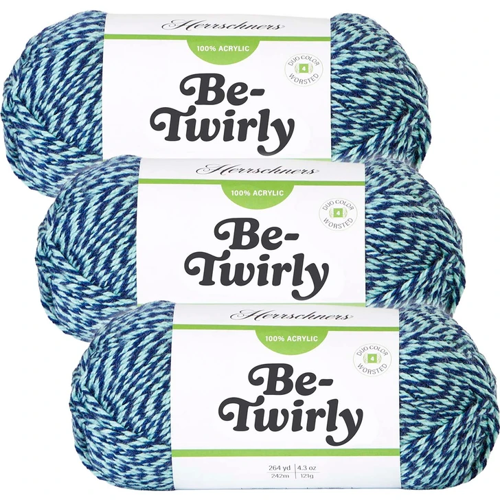 Herrschners Be-Twirly-Bag of 3 Yarn Pack