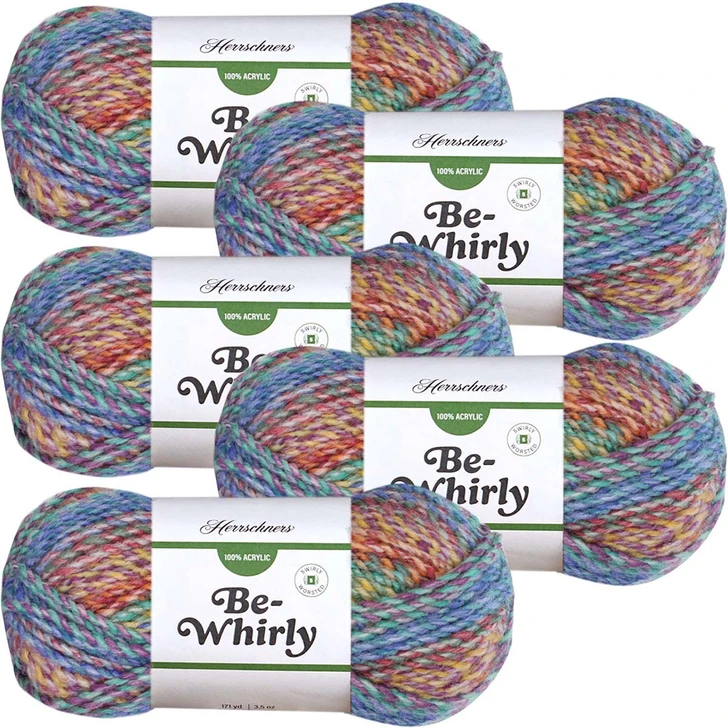 Herrschners Be-Whirly-Bag of 5 Yarn Pack