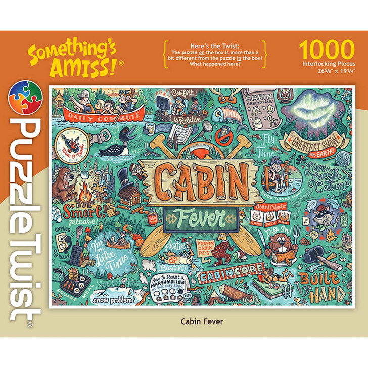Puzzle Twist  Cabin Fever Jigsaw Puzzle