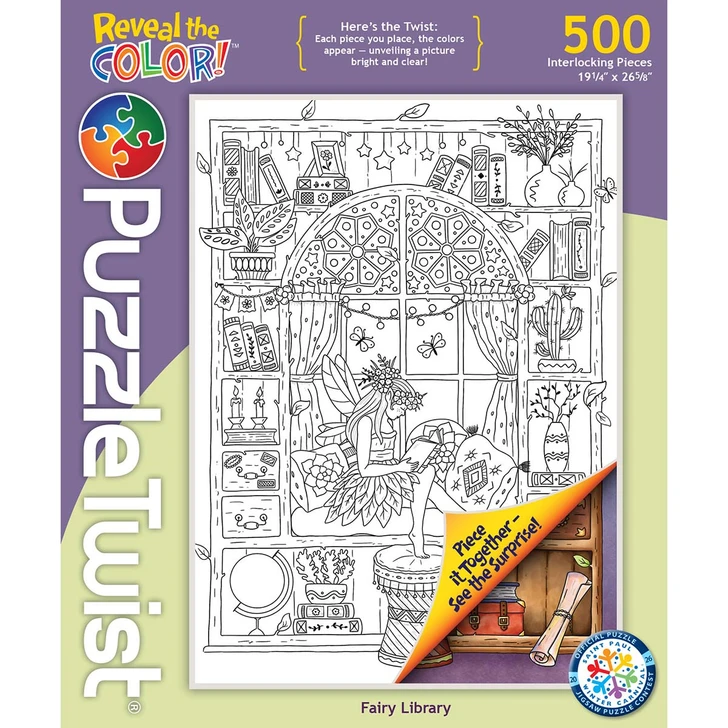 Puzzle Twist  Fairy Library Jigsaw Puzzle