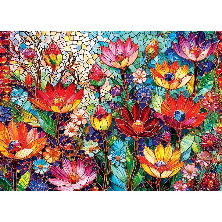 Masterpieces Puzzle Co Mosaic Meadows Jigsaw Puzzle