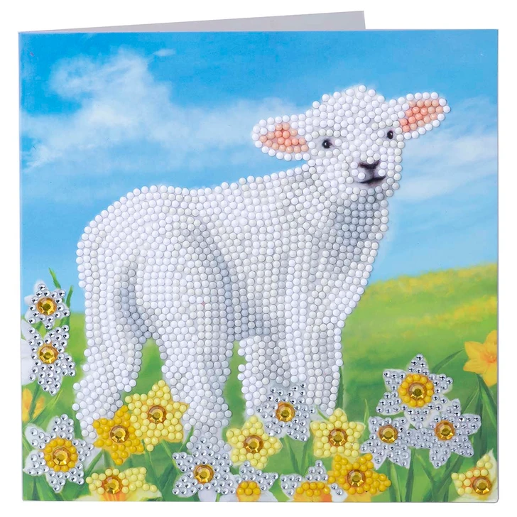Craft Buddy Little Lamb Card Diamond Painting