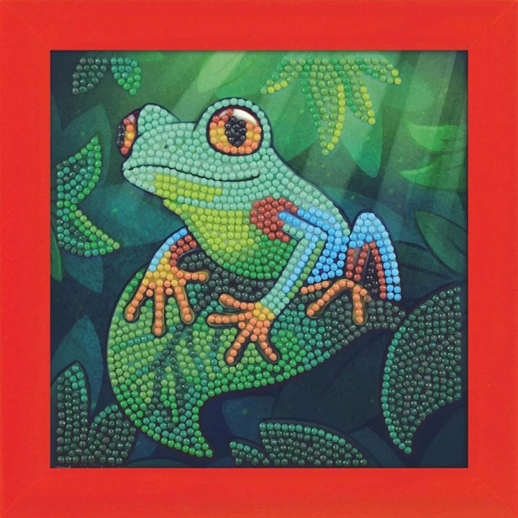 Craft Buddy Tree Frog Frameable Diamond Painting