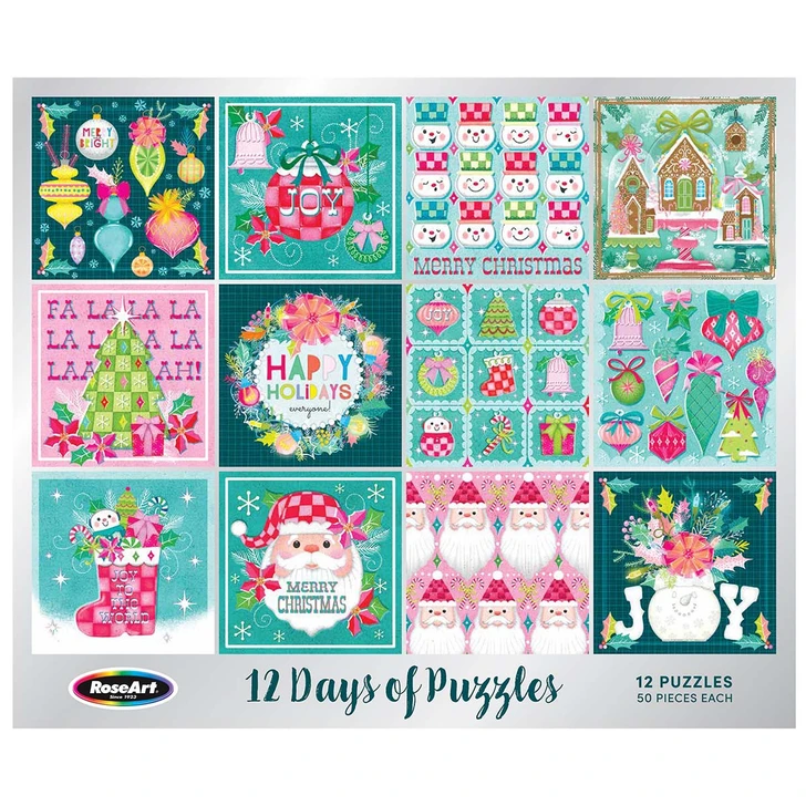 Rose Art 12 Days of Christmas Advent Calendar Jigsaw Puzzle