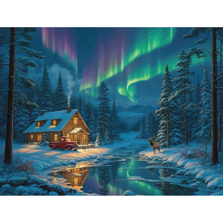 SunsOut Aurora Glow Jigsaw Puzzle