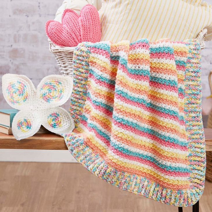 Herrschners Flutter & Snuggle Set Crochet Kit