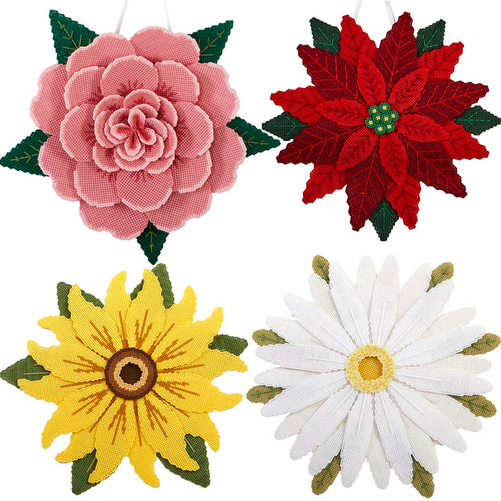 Herrschners Four Seasons of Elegance Set Plastic Canvas