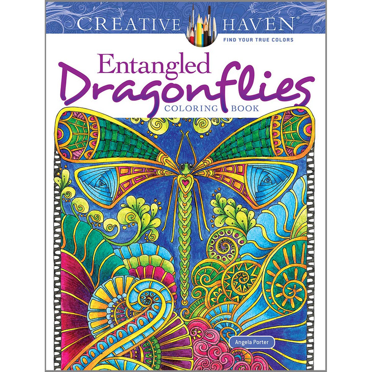 Dover Entangled Dragonflies Coloring Book
