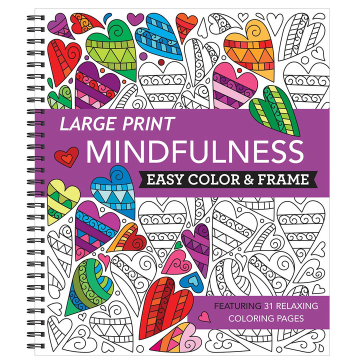 Brain Games Large Print Mindfulness Coloring Book