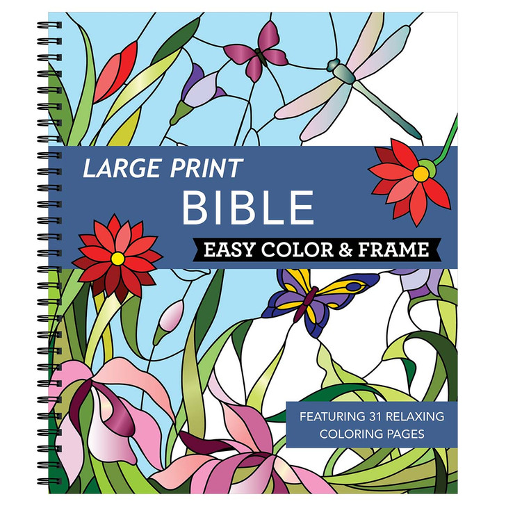 Brain Games Large Print Bible Coloring Book