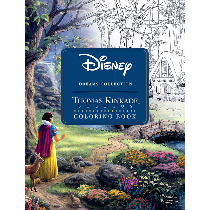 Simon & Schuster Disney Dreams Thomas Kinkade Color by Number Coloring Book