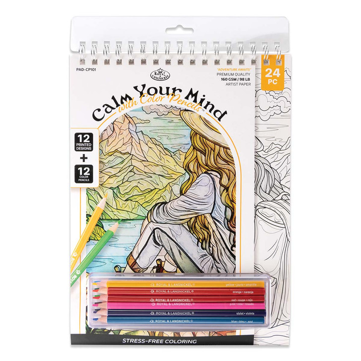 Royal Brush Adventure Awaits Coloring Pad
