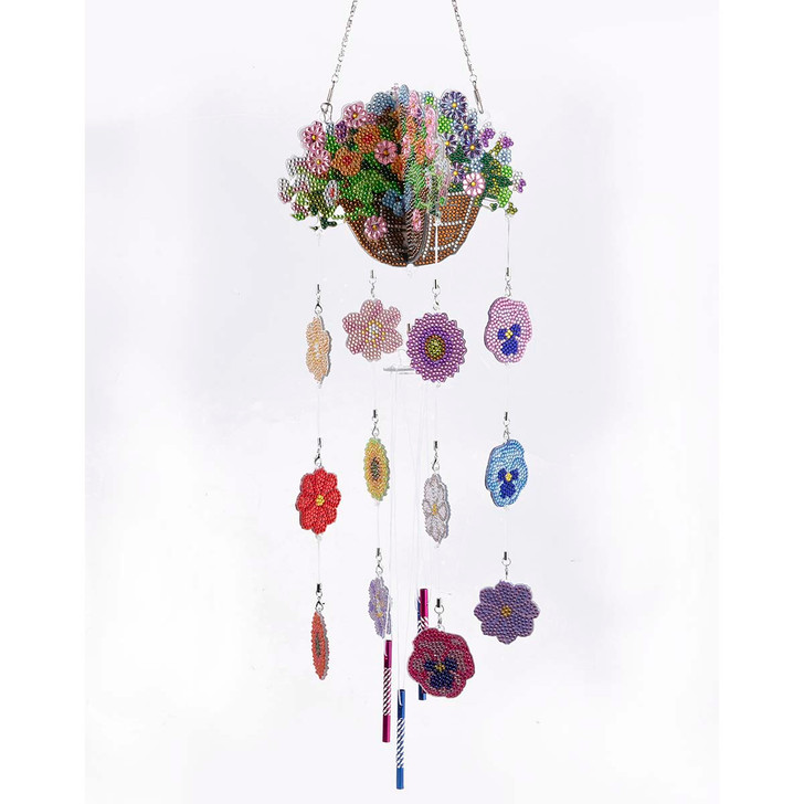 Craft Buddy Flower Wind Chime Diamond Painting