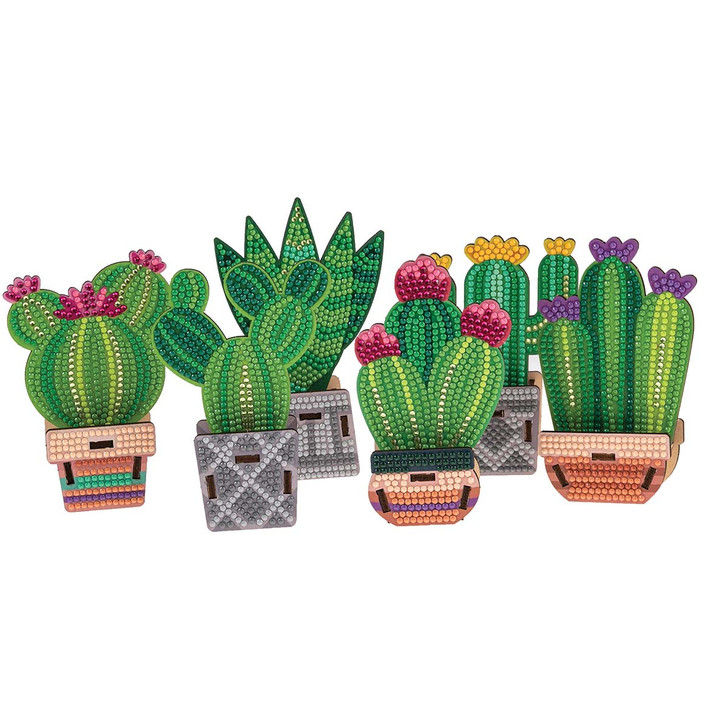 Crystal Art Cacti Set Diamond Painting