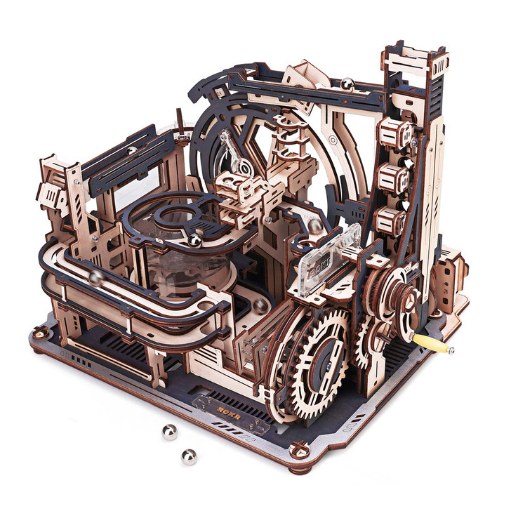 Robotime Spaceport Marble Run Model - Wood