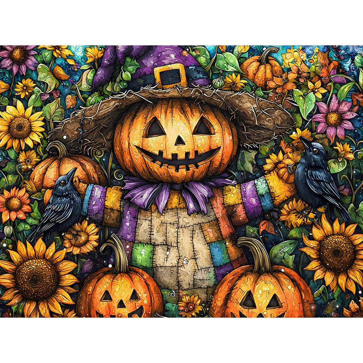 Diamond Art Club Smiling Scarecrow Diamond Painting