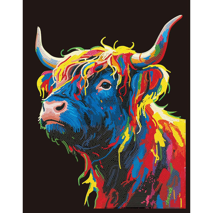 Diamond Dotz Highland Cow Diamond Painting