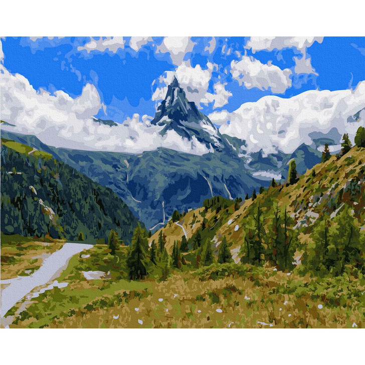 Adbrain Unconquered Peak Paint by Number Kit